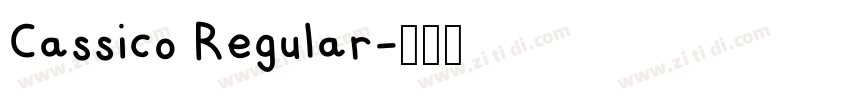 Cassico Regular字体转换 Cassico Regular字体转换